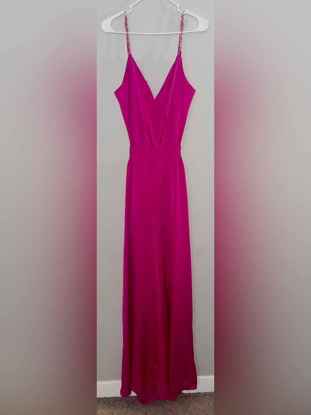Fashion nova 2x fuchsia jumpsuit - Picture 2 of 7